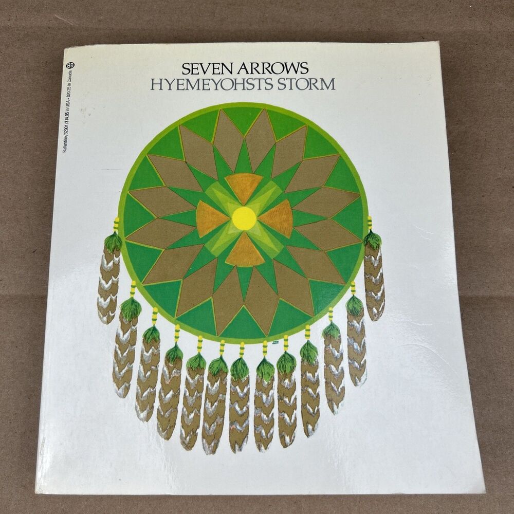 Vintage SEVEN ARROWS Hyemeyohsts Storm Ballantine  Paperback USA 1972